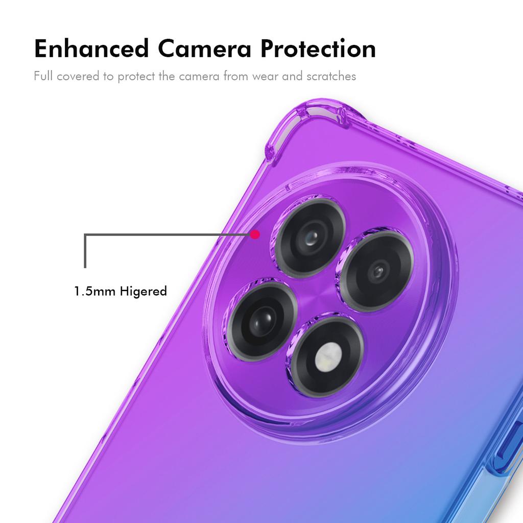 Für OnePlus Ace 5 5G/OnePlus Ace 5 Pro 5G/OnePlus 13R 5G TPU Hülle ENKAY Verdickte Vier-Ecken-Sturzsichere Handy-Rückseite