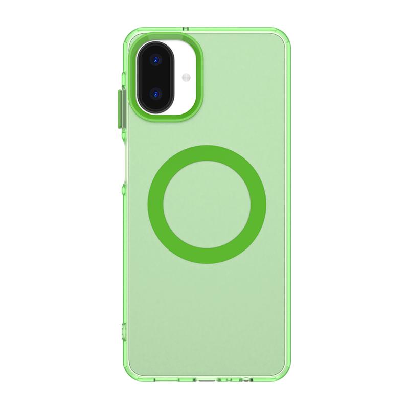 Magnetic Adsorption Wireless Charge Clear Case For Samsung Galaxy A07 Transparent Back Case For Samsung A07 Case For Samsung A07