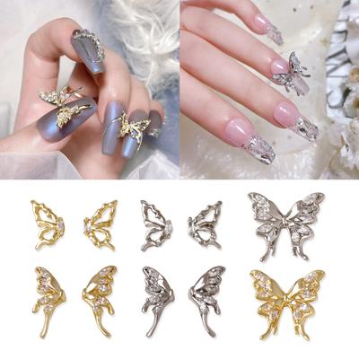 5 Pezzi Zircone 3D Nail Art Artigianato Strass Charms Misti Brillanti Cristalli Gemme Ciondolo Manicure Gioielli per Unghie Diamanti
