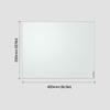 Pulsar Gaming Gears ESports Specification Gaming Mousepad Superglide3 Glass 42cm X 33cm Mousepad, Non-slip, (L, White)