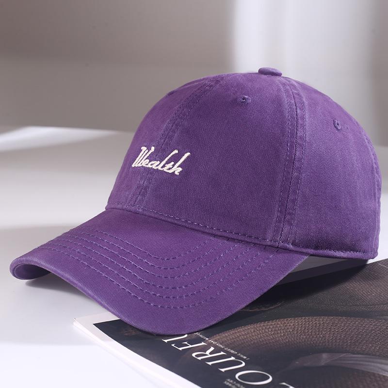 Fashion Hat Women's New Soft Top Baseball Cap Korean Version Trendy Fashion Sunscreen Versatile Simple Cap