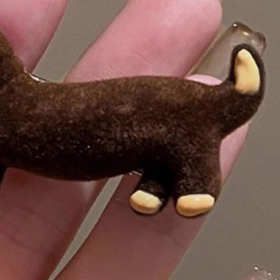 1/2 Bucă Accesorii Păr Fete Câine Dachshund Decor Clipsuri Păr Breton Lateral Accesorii Păr Cadou Anul Nou