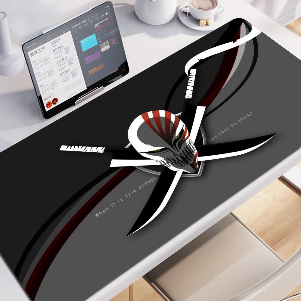 HD Anime Mauspads XXL Bleach Mauspads Kurosaki Ichigo Große Computer Mauspads Gummi Manga PC Gamer Schreibtischunterlage Große Laptop-Matten