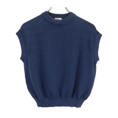 AMERI UNDRESSED Rayon-Mischstrickweste Marine System Damen Gebraucht