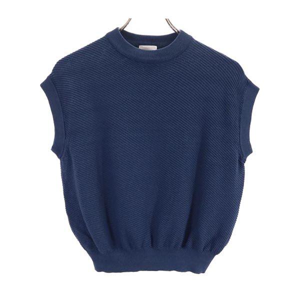 

AMERI UNDRESSED Вязаный жилет из вискозы, темно-синий, женский, б/у