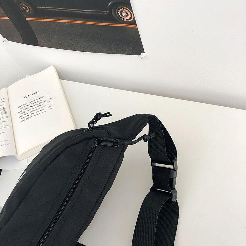 Japanese Trendy Messenger Bag Outdoor Simple Waterproof Breast Bag Trendy Men'S Bag Sports Mobile Phone Fanny Pack