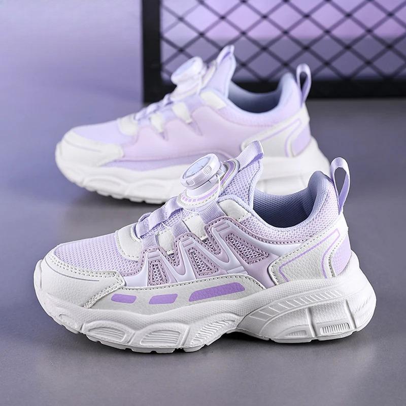 Summer Girls Sneakers Breathable Lightweight Kids Running Shoes Fashion Casual School Walking Footwear 28