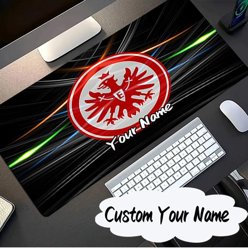 Custom Name Mouse Pad Eagle Crest Frankfurt Emblem Mouse Pad, Gaming Mouse Pad, Keyboard Pad, Desk Decor for Computer Notebook Fan Birthday Gift