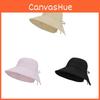 Fashionable Wide Brim Sun Hat With Foldable Design And Sunblock Function For Women