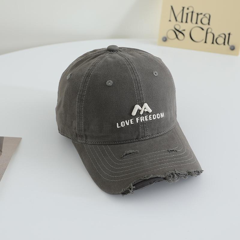 

Korean Cute Embroidered Large Head Circumference Baseball Hat for Men and Women Same Korean Style Fashion Soft Top Couple Baseball Cap Trendy adjustable