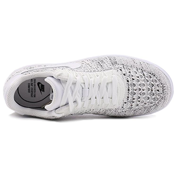 Ny Nike Air Force 1 Flyknit Low 'Summit White Grey' Dame 820256-103