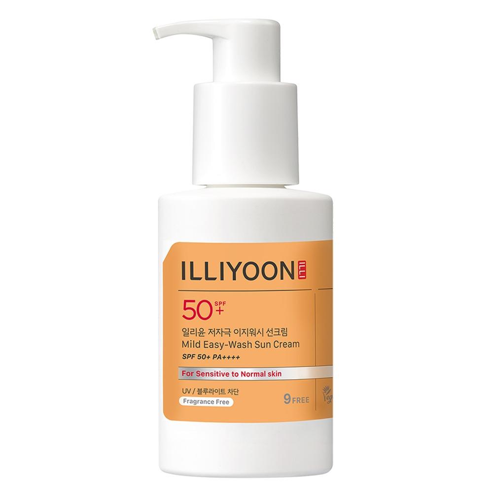 ILLIYOON Mild Easy Wash Sun Cream SPF50+ PA++++ 150ml 150ml