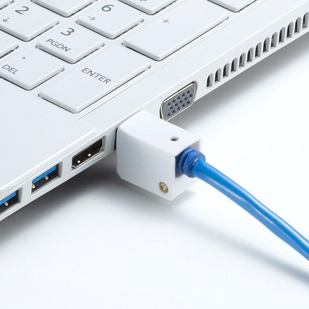 SANWA SUPPLY LAN Cable Prevents Unplugging and Data Theft Lock, SL-78,