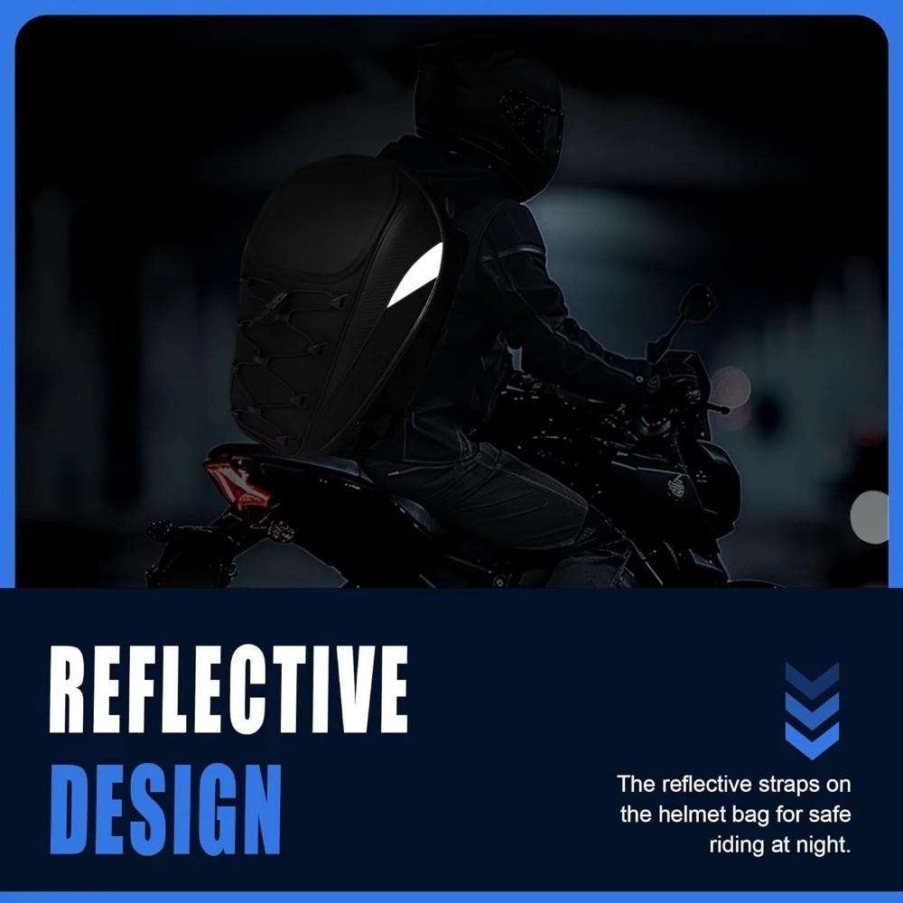 Large Capacity Motorcycle Tail Bag Waterproof Seat Bag Motorbike Rear Seat Bag  for Daily Ride