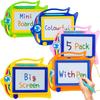 Small Fish Color Drawing Board Magnetic Writing Board Early Education Puzzle Children Graffiti Teaching Tool Drawing Board Toy