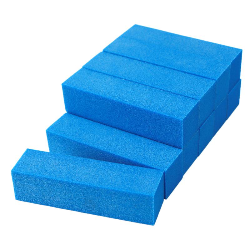 10 Stück Nagelfeilen Bufferblock Set Maniküre Pediküre Pflege Nagelkunst Polierschleifwerkzeuge Weißer Schwamm Puffer Nagelfeilen Werkzeuge
