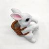 Aquarium Decoration Hanging Basket Rabbit Landscape Ornaments Cartoon Animal Fish Tank Pendant For Aquariums Lovers