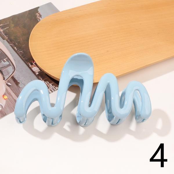 

Модная заколка для волос с высоким хвостом, чистый цвет, АБС-пластик, коготь для волос акулы, женская заколка на затылке, матовая заколка для девочек, противопровисающая прическа