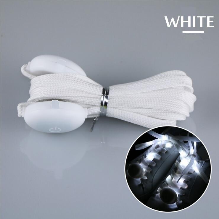 Fashion Shine LED 8 Color Change Luminescent Shoelace Strap Night Light Club Party Luminous Shoelace