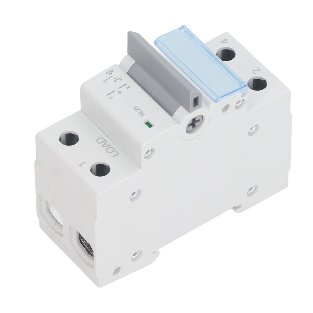  Power Manual Transfer Switch DIN Rail Mounting Single Side Interlock 1P Home Transfer Switch 23
