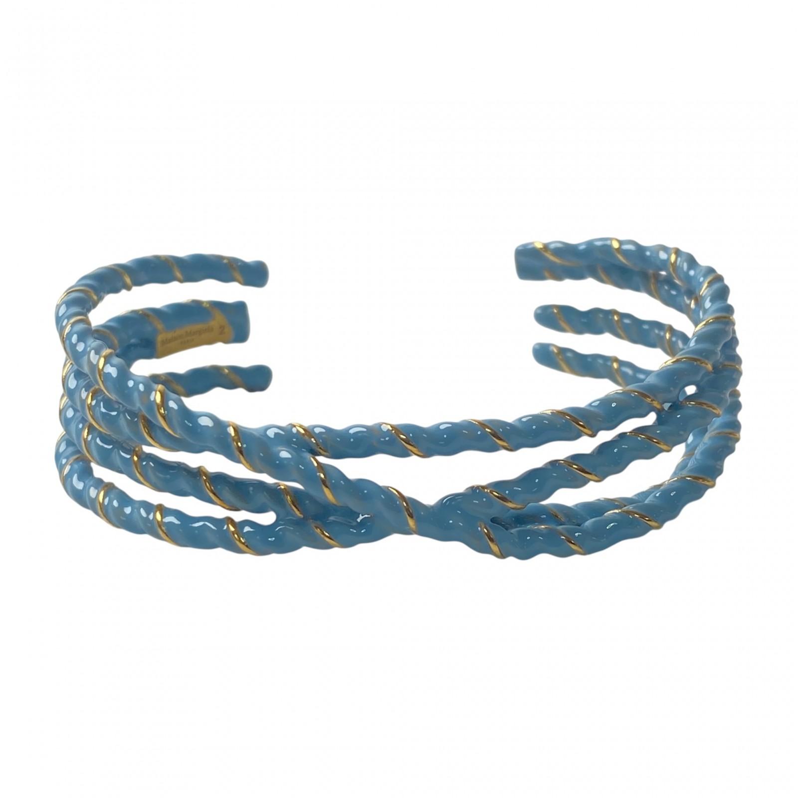 

Used Maison MargielaBangle Blue/gold Women
