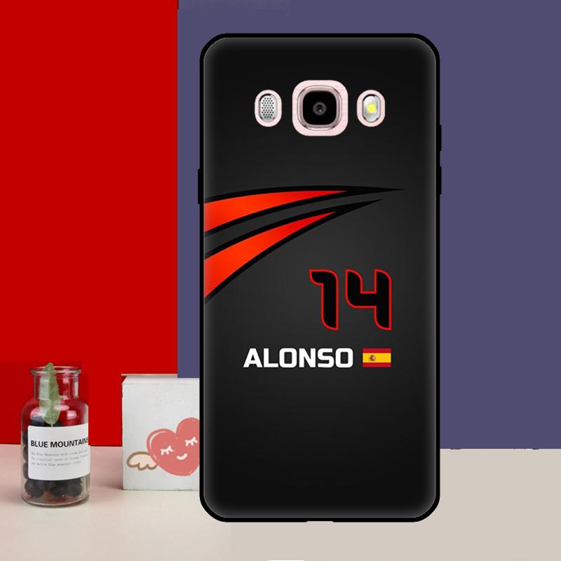 F1 Racing Fernando Alonso 14 Case For Samsung Galaxy J3 J5 J7 2017 J1 A3 A5 2016 J4 J6 Plus A6 A8 A7 A9 J8 2018 Cover