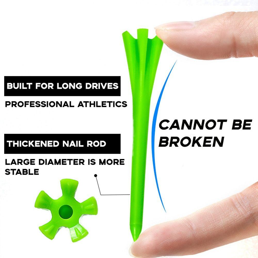 20PCS Easy Hitting Five Claw Golf Tees Low Resistance  Golf Tees   Practice Dropshipping