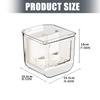 Automatic Feeding System Bird Feeder Hanging Design Prevents Food Spillage For Bird Cages Transparent ABS Durable