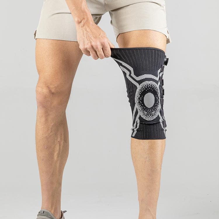 Outdoor Sports Elastic Band Basketball Unisex Professional Fitness Running Knee Pads Breathable Pull-on Closure Protecting Knees