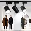 COB Spotlight 220V LED Tracking Light Rail Lamp LED 20/30W Ceiling Spotlight Surface Mount Decoration Light for Mall Exhibition