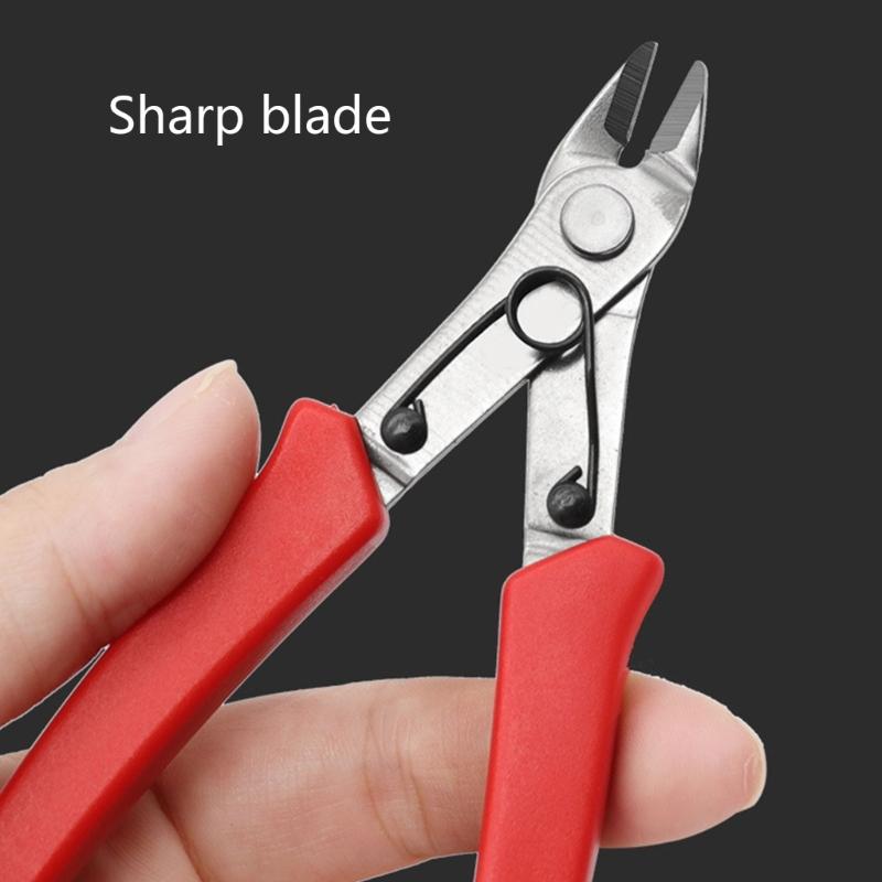 Oblique Wire Cutter and Stripper Effortless Cutting for Electronic Wires and Plastic Boards Cutting Tool