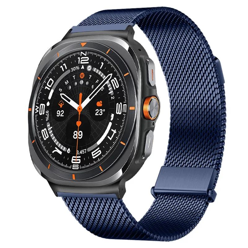 Magnetic Milanese Band For Samsung Galaxy Watch Ultra 47mm Strap Stainless Steel Bracelet For SAMSUNG Galaxy Watch7 Ultra Correa