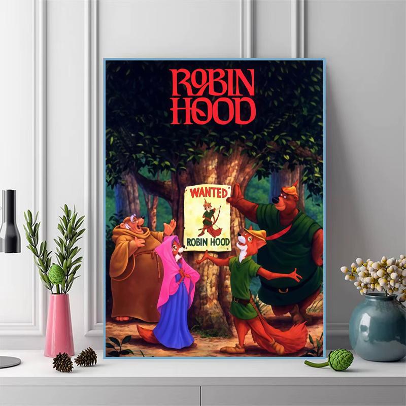 Robin Hood 100% Round Full Drill 5D DIY Diamond Painting Embroidery Cross Stitch Rhinestone Décor