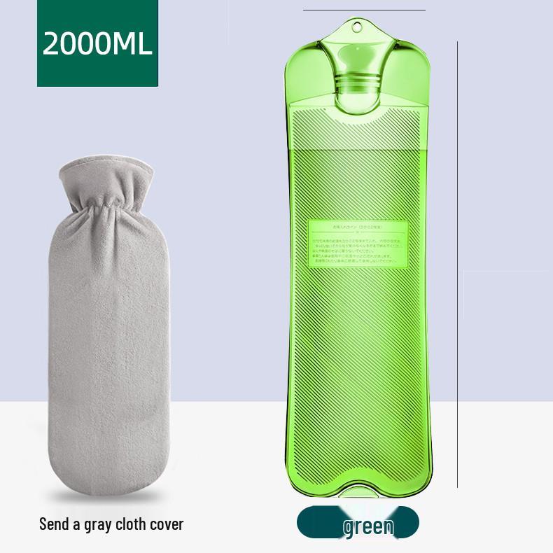 Long PVC Hot Water Bottle Hand Warmer & Massage Bag