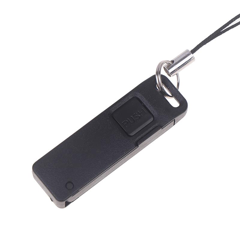 Multifunktionale Kartensteckplatz-Aufbewahrungsbox Tf Sim-Karten-Auswerfer-Speichersteckplatz Mit Lanyard Anti-Verlust Sim-Karten-Entfernungsnadel Stift 1 Stück