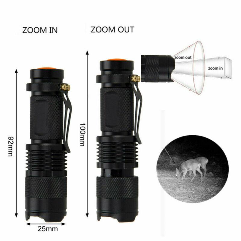 IR 850nm/940nm Infrared Flashlight Torch Hunting Radiation Night Vision light Zoomable Tactical Flashlight Torch Waterproof Lamp