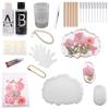 DIY Dried Flower Coaster Kit: Embossed Glue Gift Set for Teacher's Day
