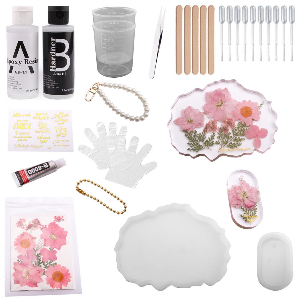 DIY Dried Flower Coaster Kit: Embossed Glue Gift Set for Teacher's Day