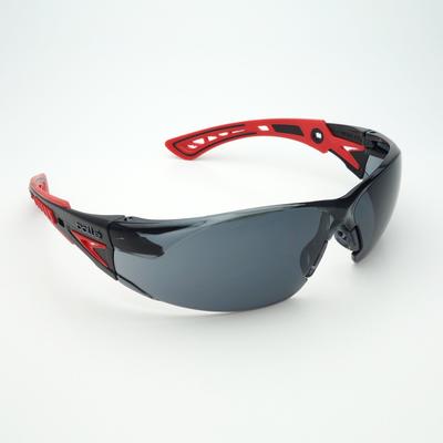 Bolle RUSH PLUS Smoke UV and Protective Eyewear Sunglasses, Protection, Lightweight, Anti-Fog,