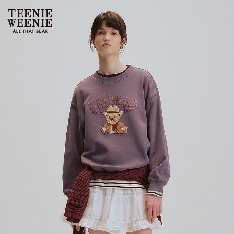 Teenie Weenie Women's Bear Letter Sweatshirt