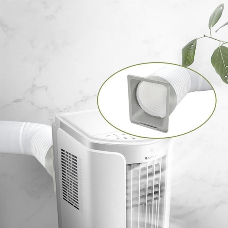Exhaust Hose Coupler Connector Extender Portable Air Condition-Support Clockwise Counter Threads Hose Coupling Extension