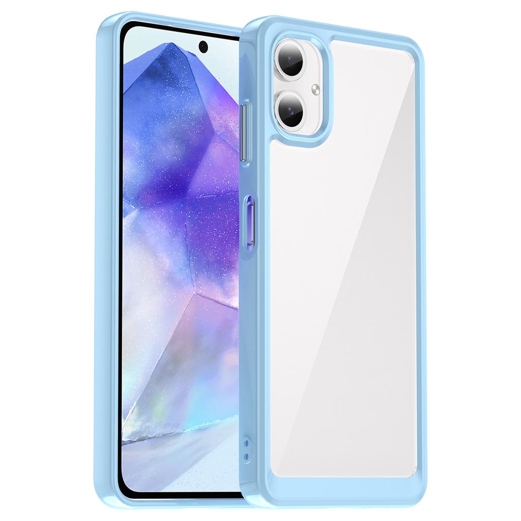 Für Samsung Galaxy A06 4G Stoßfeste Hülle TPU + Acryl Schutz Klare Handyhülle