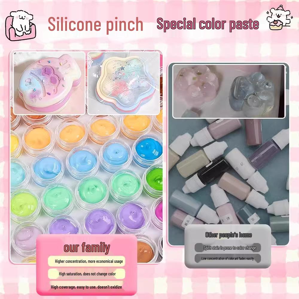 DIY Squishy Toy Kit - Food Grade Silicone Glue for Kids' Crafting