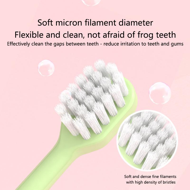 10Pcs Cute Children Small Head Soft Bristle Cleaning Toothbrush High Density Brush Protect Teeth Children Aged 3-12