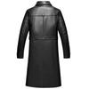 Middle-aged Men's Long Down Jacket Leather Coat Removable Lining Leather Coat Sheepskin Leather Windbreaker Men's Jacket