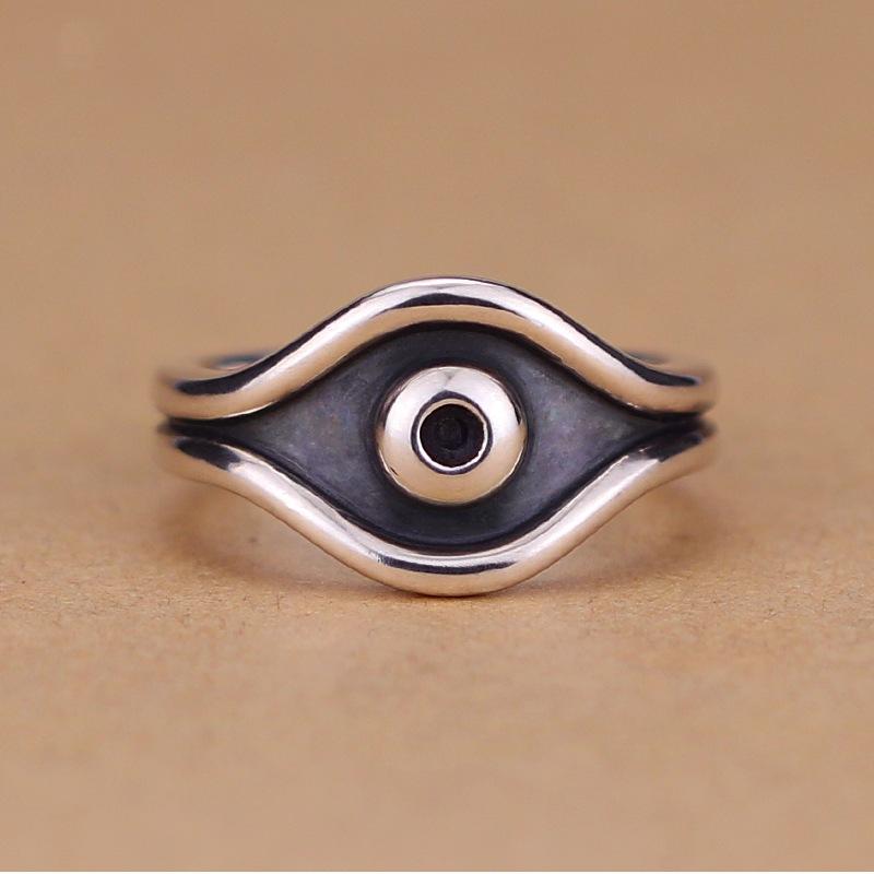 Vintage Augenöffnungsring für Männer und Frauen, Stilvolles und personalisiertes Punk-Stil Handgefertigtes Geschenk