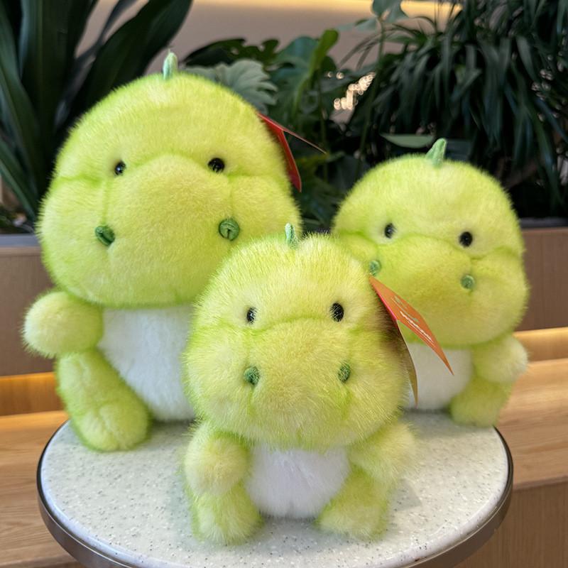 Cute Hairy Puppy Dinosaur Soft Plush Toy Big Head Baby Dinosaur Dog Stuffed Plushie Dolls Xmas Gift