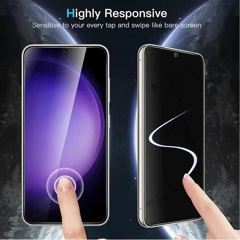 4pcs Protetor De Tela De Privacidade Para Samsung A55 5g A35 A53 A54 A52 A52s A51 A50 A34 A33 A32 A31 A25 A24 A23 A22 Vidro Anti-espião