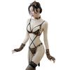 Erotic underwear women's sexy leopard print three-point one-piece cat girl uniform seduction women's suit one piece