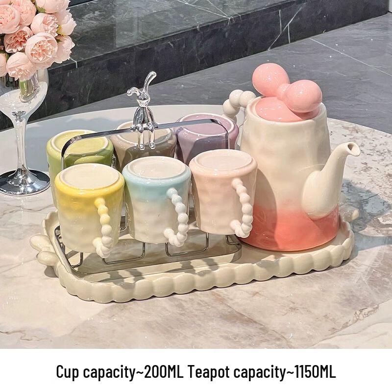 

Cream Style Ceramic Drinking Cup Set